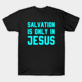 SALVATION IS ONLY IN JESUS T-Shirt